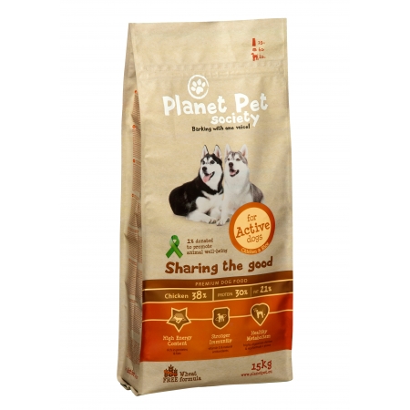PLANET PET KARMA DLA PSÓW AKTYWNYCH 15 KG