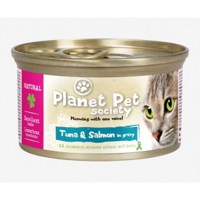 PLANET PET KARMA TUŃCZYK I ŁOSOŚ 85 G