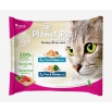 PLANET PET KARMA DLA KOTÓW FILET TUŃCZYK ŁOSOŚ I KREWETKI 4 x 50 G SASZETKA