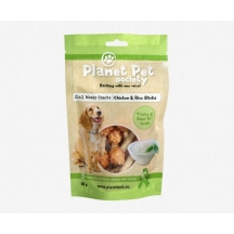 PLANET PET PRZYSMAKI DLA PSA PAŁECZKI KURCZAK RYŻ 70 G