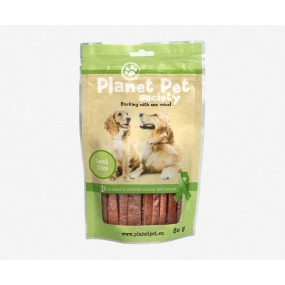 PLANET PET PRZYSMAK PASKI JAGNIĘCE 80G