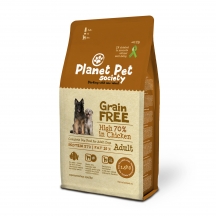 PLANET PET KARMA DLA PSÓW BEZZBOŻOWA KURCZAK I ZIEMNIAKI 2,5 KG