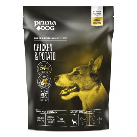 PRIMA DOG CHICKEN POTATO SMALL ADULT DOGS