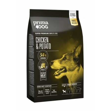 PRIMA DOG CHICKEN POTATO SMALL ADULT DOGS
