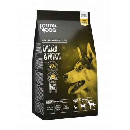PRIMA DOG CHICKEN POTATO ADULT DOGS