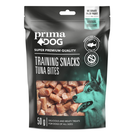 PRIMA DOG PRZYSMAKI TRENINGOWE DLA PSÓW Z TUŃCZYKIEM